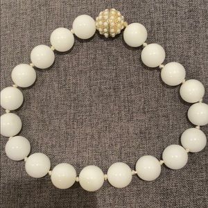 White Beads Necklace